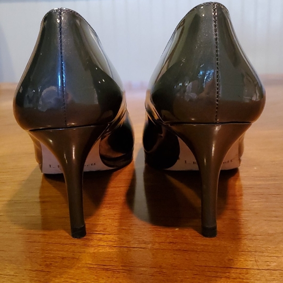 L.K. Bennett charcoal heels - Picture 3 of 8